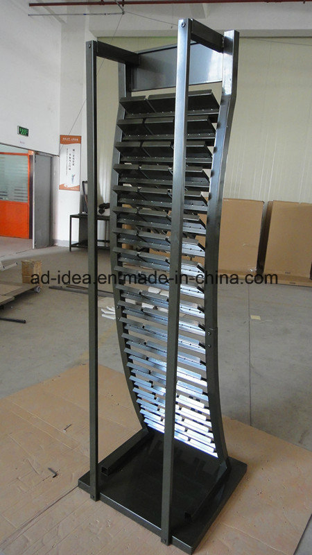 Customize Multi Style Metal Waterfall Tile/Stone/Ceramic Display Stand