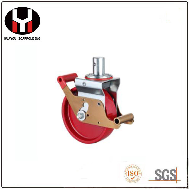 6 Inch Swivel Heavy Duty Locking Solid Nylon Industrial Caster Wheels