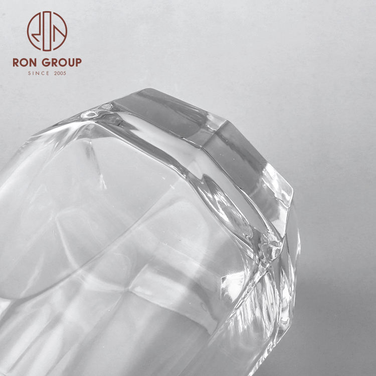 High Quality Durable Light Luxury Whiskey Crystal Stemless Wine Glasses