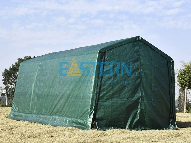 Green Color Steel Structure Carport Tent