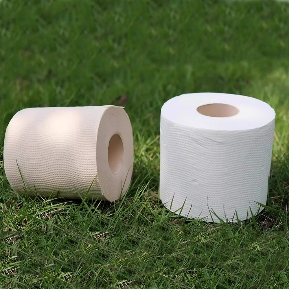 Eco-Friendly 400 Sheets 16 GSM Bamboo Soft Healthy Toilet Tissue Paper for Bathroom/Hotel/Homeeco Friendly