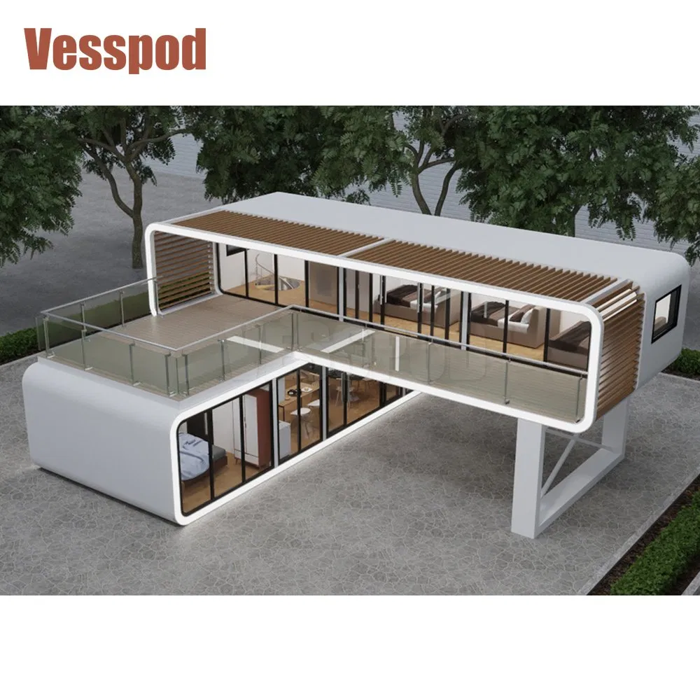 2025 New Apple Cabin 20FT 40FT Luxury Office Pod Prefabricated House