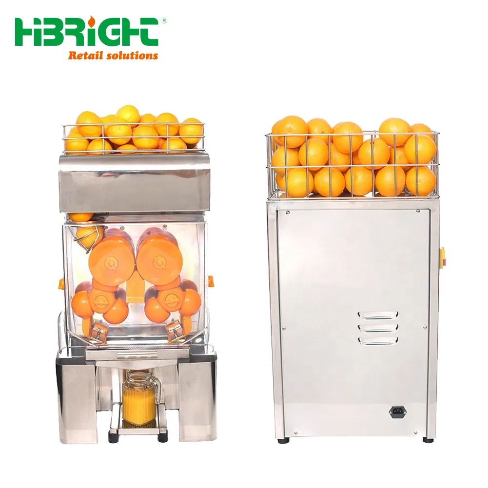 Industrial Auto Feed Juicer Commercial Automatic Orange Lemon Citrus Juice Extractor
