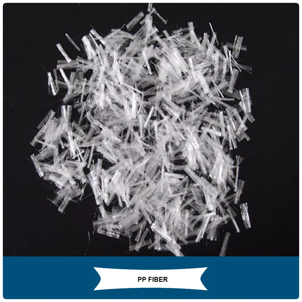 Crack Resistance Fiber Construction Mortar Additive PP Polypropylene Fiber 6mm