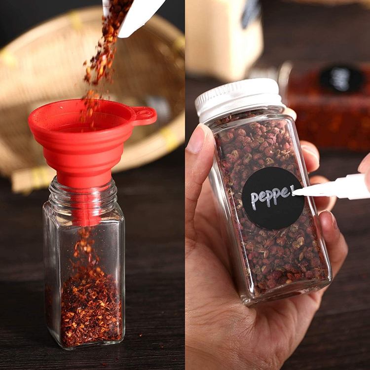 Стеклянные банки для специй 2oz и 8oz с помпой