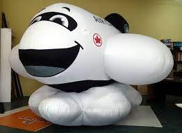 Boyi Customized Large Size PVC Inflatable Airplane and Inflatable PVC Airplane