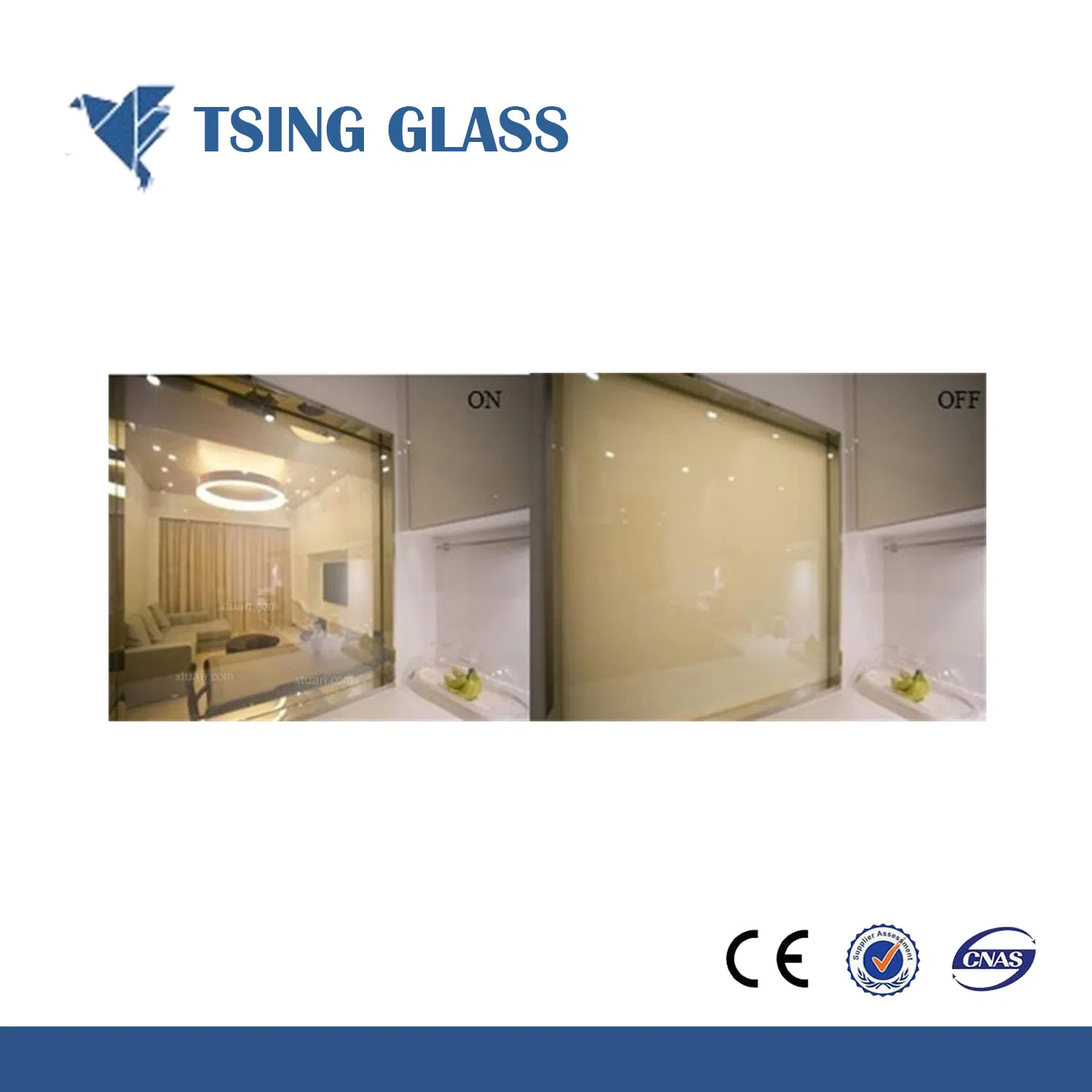 High Transparency Electronic Power Control Pdlc Smart Film/ Self Adhesive Smart Film/ Non Adhesive Smart Film
