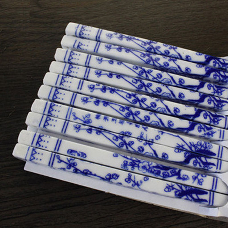 Exquisite Luxury Ceramic Chopsticks Gift Set for Collectors