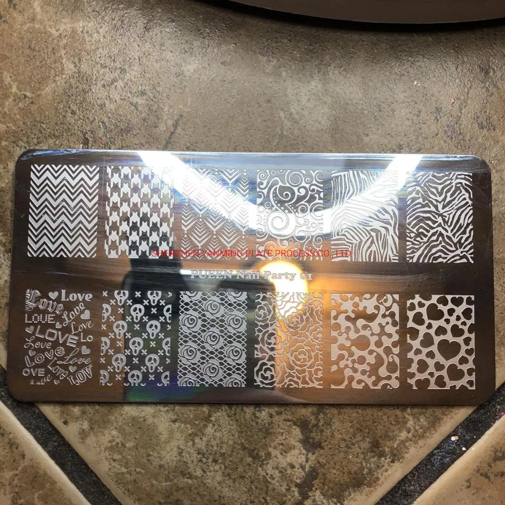 Fashion Personality DIY Customized Nail Art Tools Stamping Nail Plates