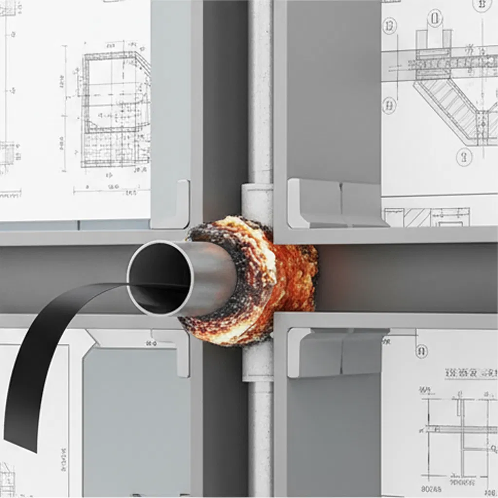 on Sale Firestop Wrap for Cable Trays ABS Pipes