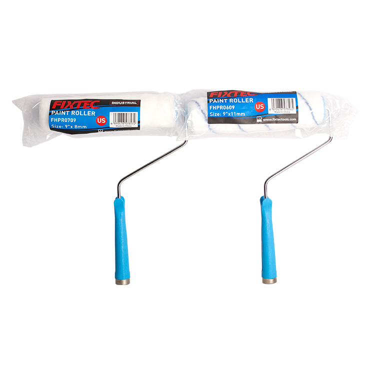 Fixtec High Quality 9-Inch Hardware Tools Painting Tools Painting Rollers (US) 4 in 1 Set Professional Paint Roller