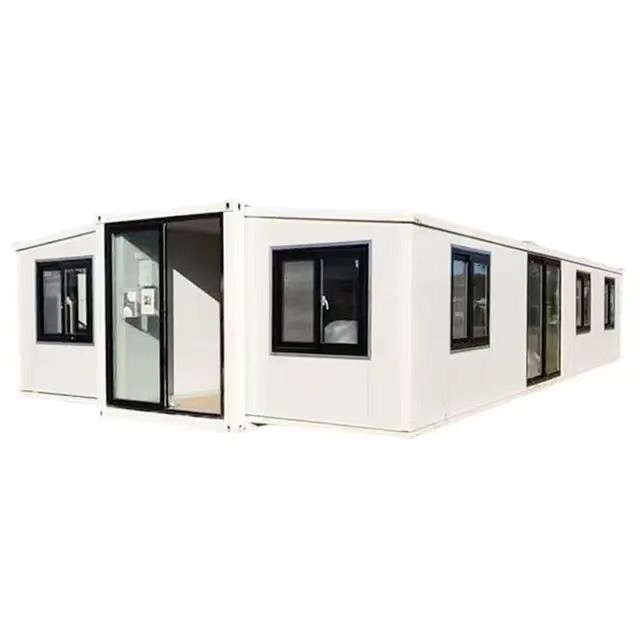 Modular Tiny House Expandable Office Steel Structure Expandable Container House Price with Toilet