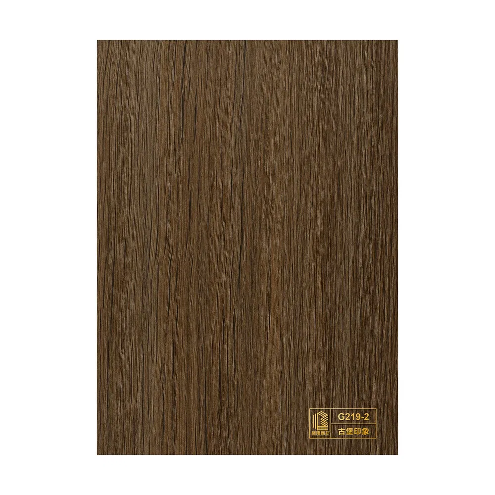 Scratch-Resistant Simple Construction PVC Wood Effect Film for Stairs
