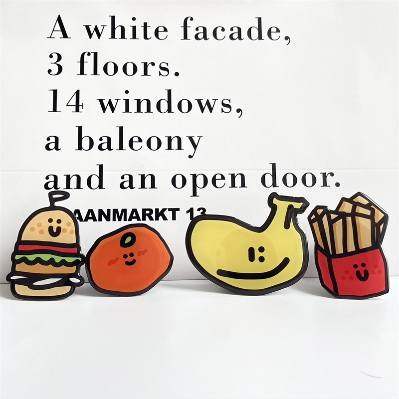 Держатель для телефона в виде банана-бургера с картошкой