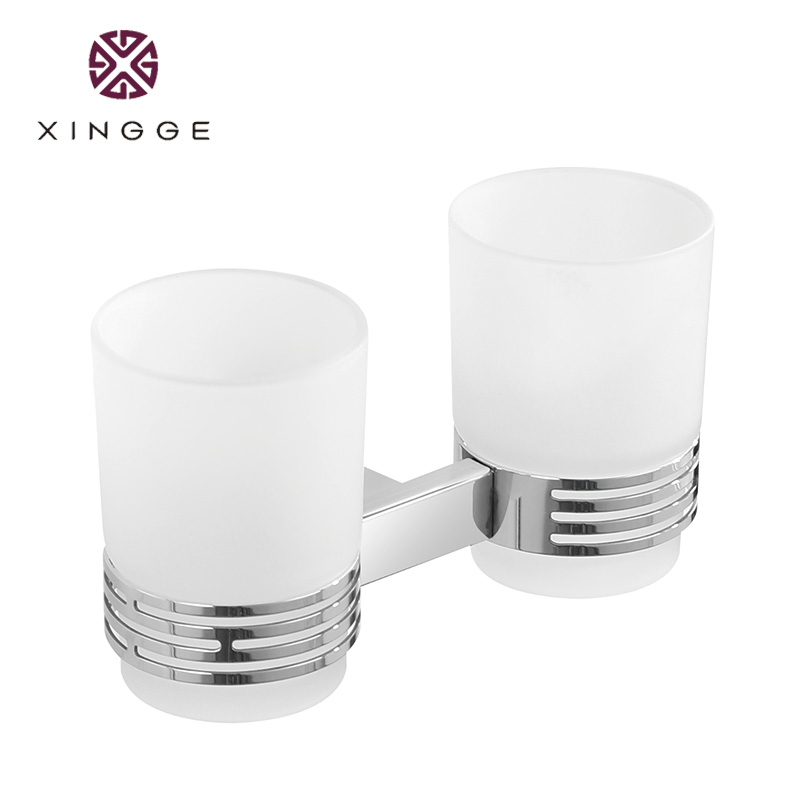 Elegant Brushed Gold Wall Mounted Soap Holder for Bathrooms