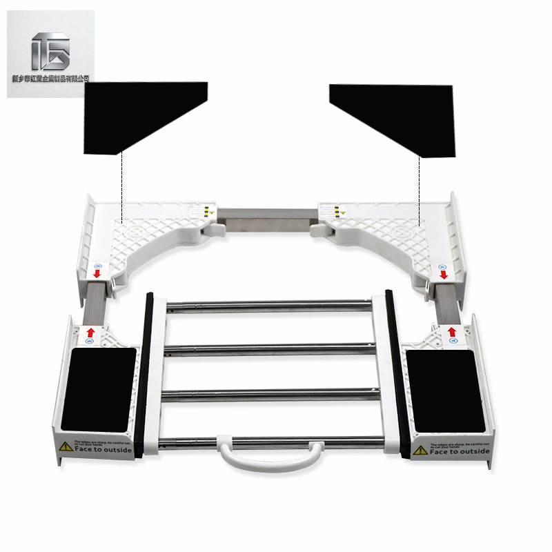 Thickened Durable Washer Dryer Connecting Frame with Pull out Temporary Platform