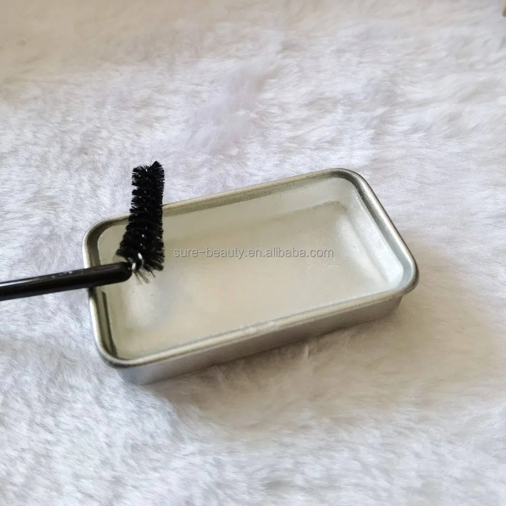 Private Label Natural Brows Soap Long Lasting Brow Styling Soap with Eyebrow Brush