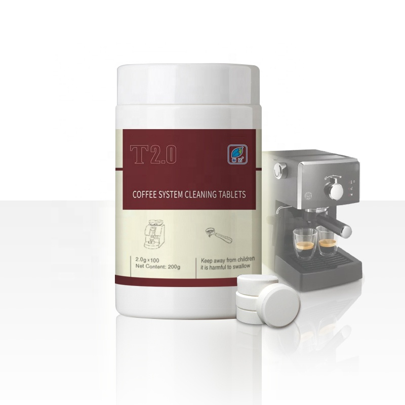 Manufacturer Coffee Machine Cleaning Tablets 2g 100PCS Espresso Machines Coffee Remover Cleaner