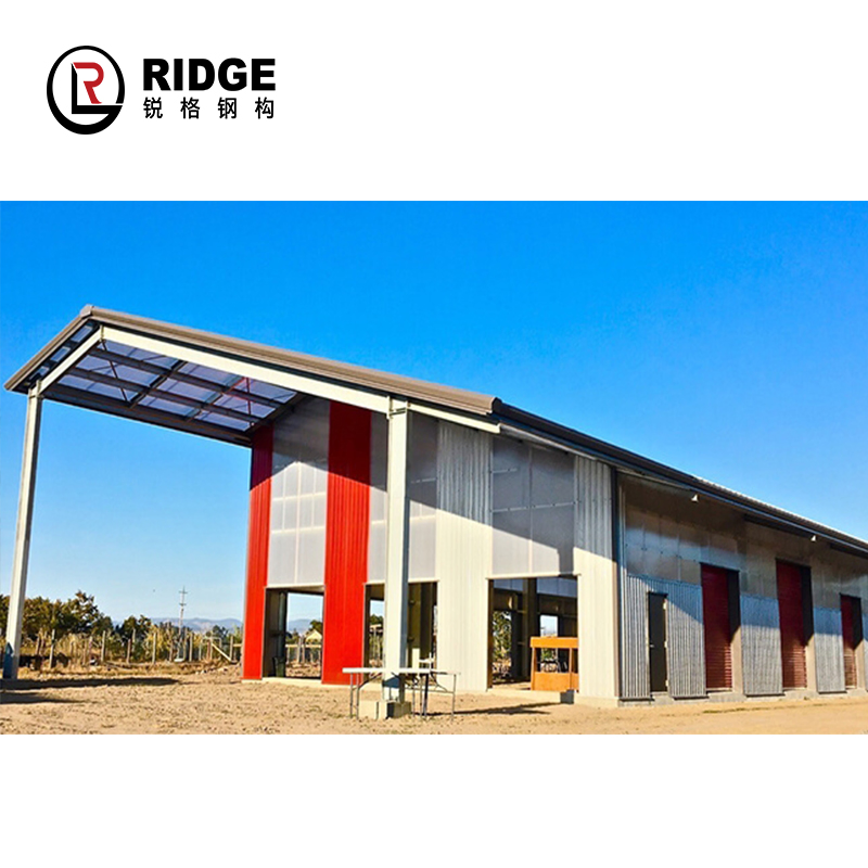 Easy Assembly Prefabricated Light High Quality Structural Steel Frame Gym