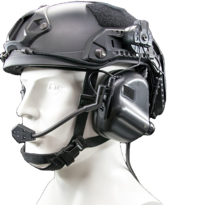Тактические наушники с шумоподавлением и усилением звука