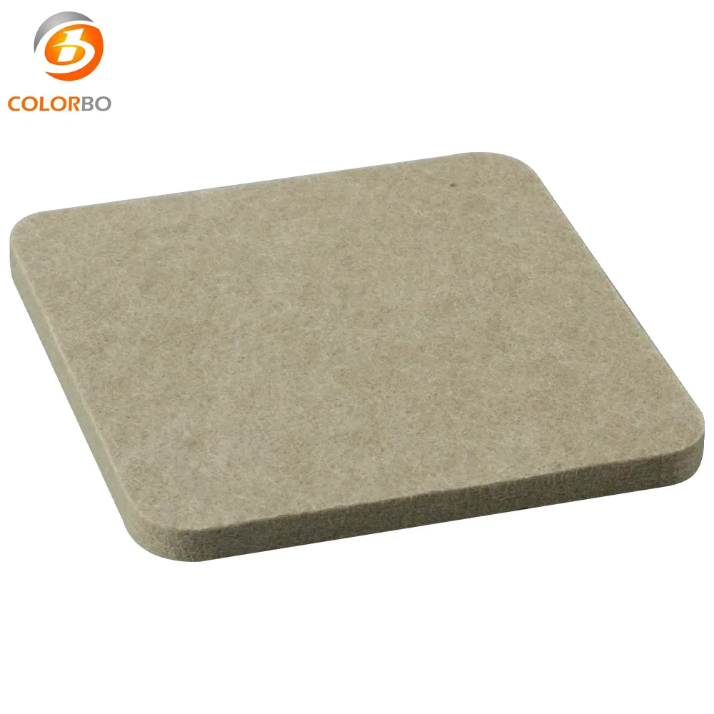 Fire Resistant Sound Polyester Absorbing Felt Panels Board