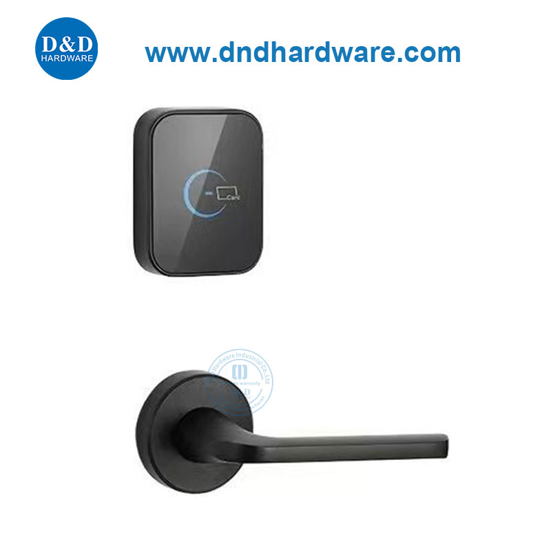 Casting Zinc Alloy Electronic Card Lever Handle Apartment Hotel Door Lock