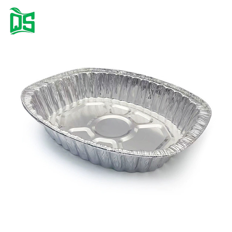 High Quality Disposable Takeaway Foil Air Fryer Oven Aluminum Foil Baking Pan