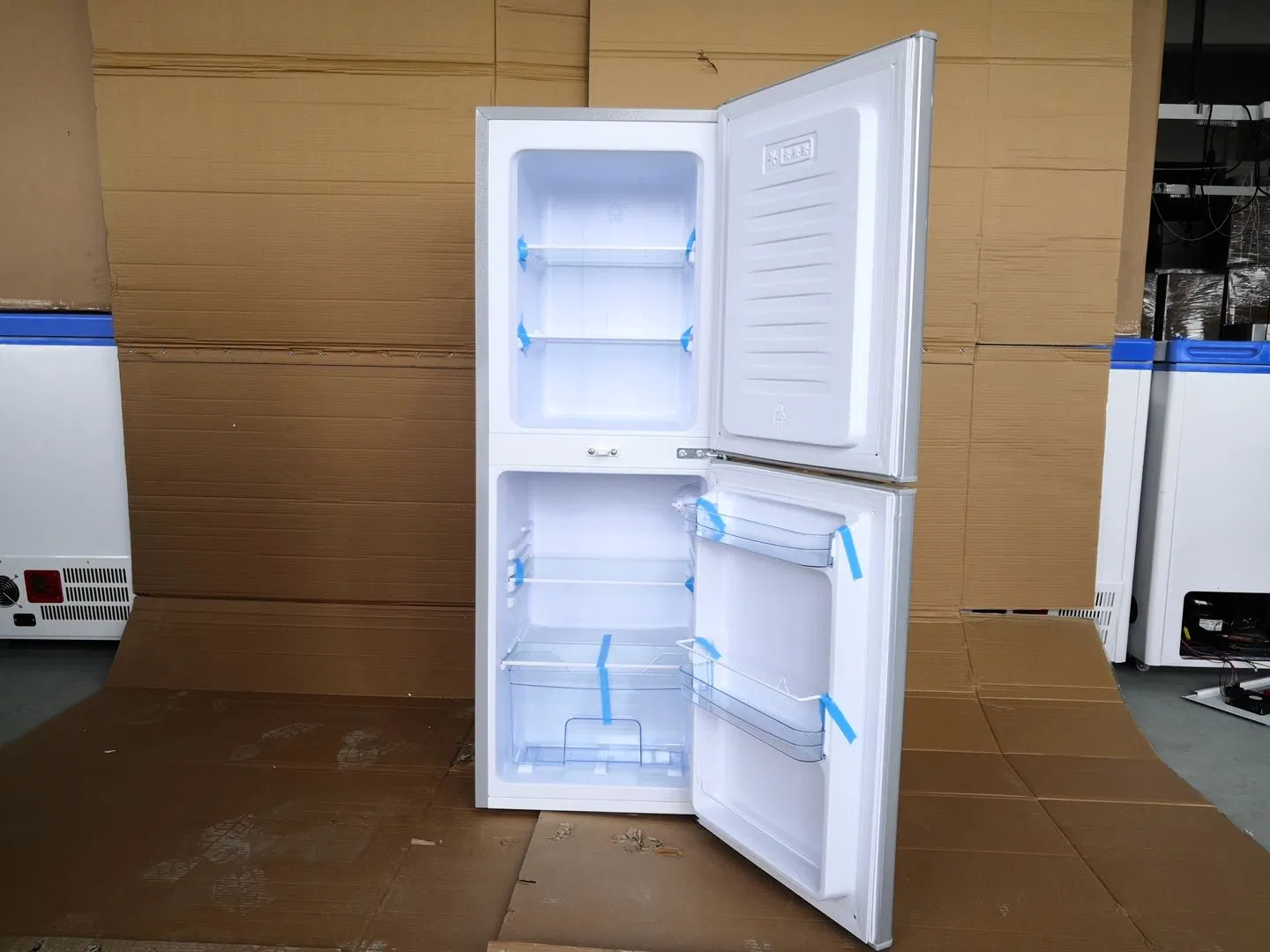 Bcd-108 Double Doors Top Freezer Solar Refrigerators 108L