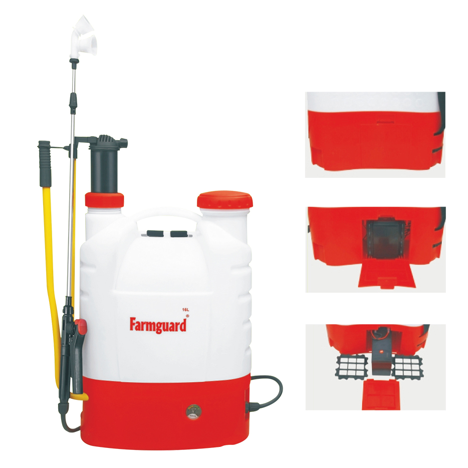 Farmguard Agricultural Knapsack 2-in-1 Electric Hand Power Sprayer Battery Sprayer