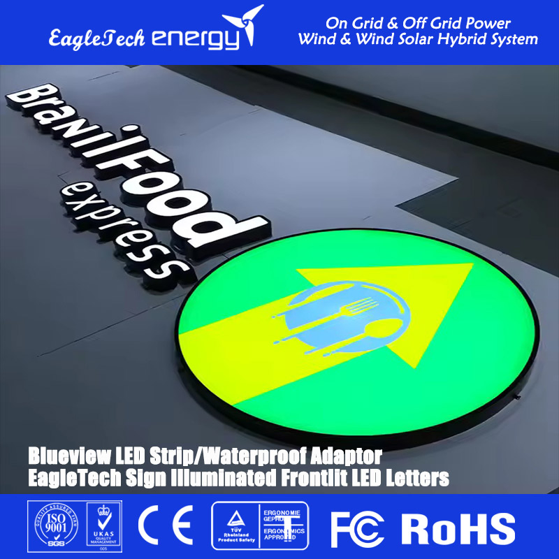 Storefront Letters Illuminated Sign Boards LED Channel Letter Signage Frontlit with High Quality