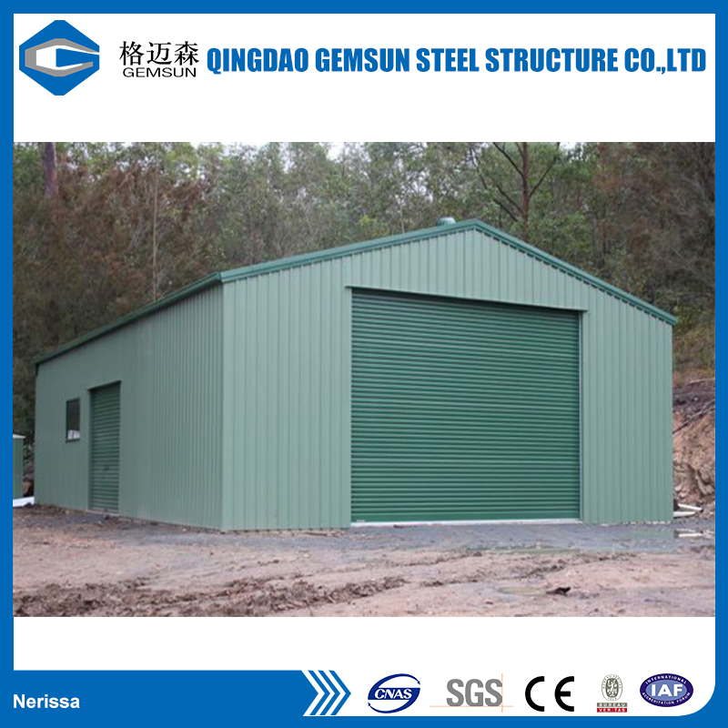 Own Production Certificated Light Frame Prefaricated Steel Structure Shed Buildings Carport/Garage