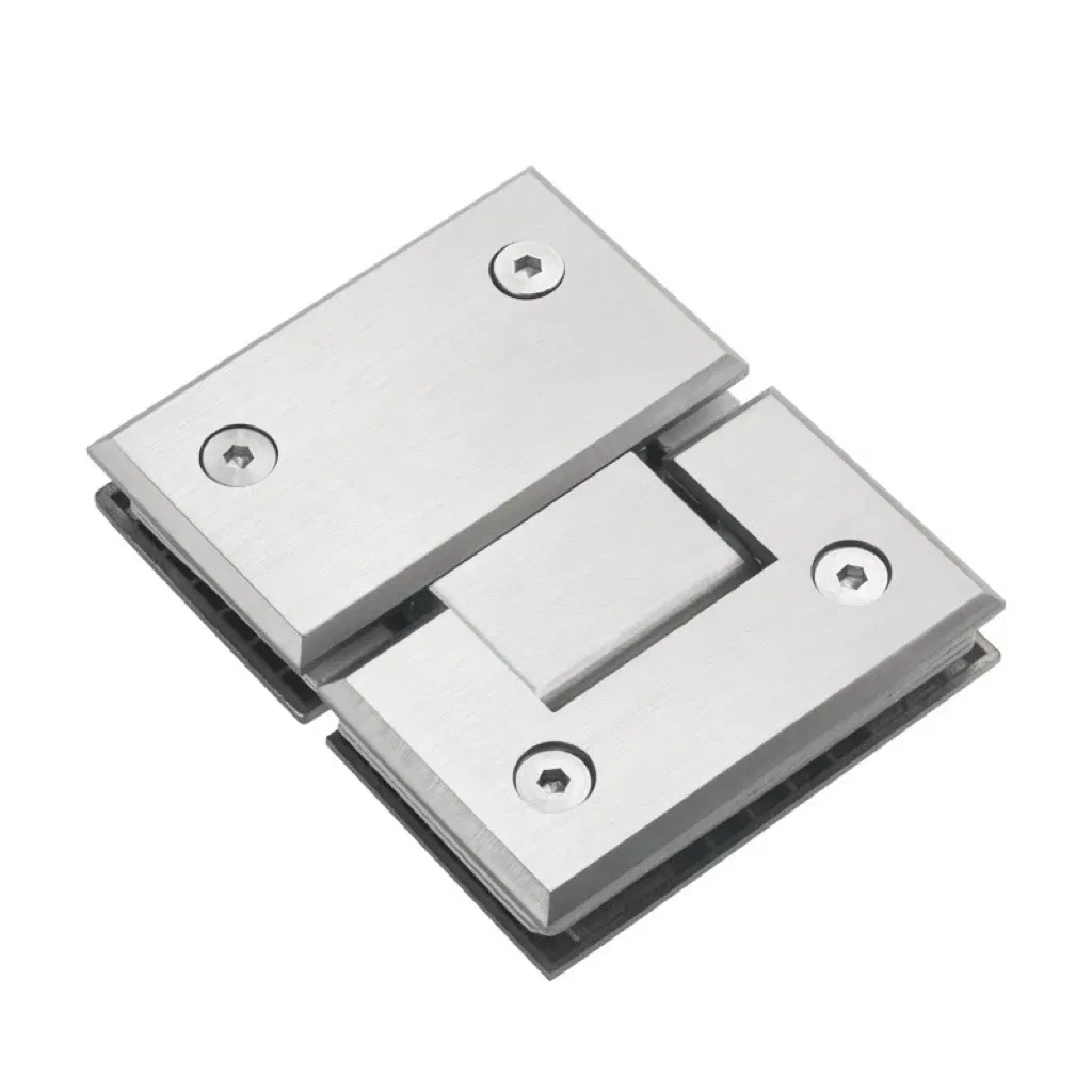 Stainless Steel Door Hinge for Shower Room Door Glass to Glass 180 Degree Manufacturer