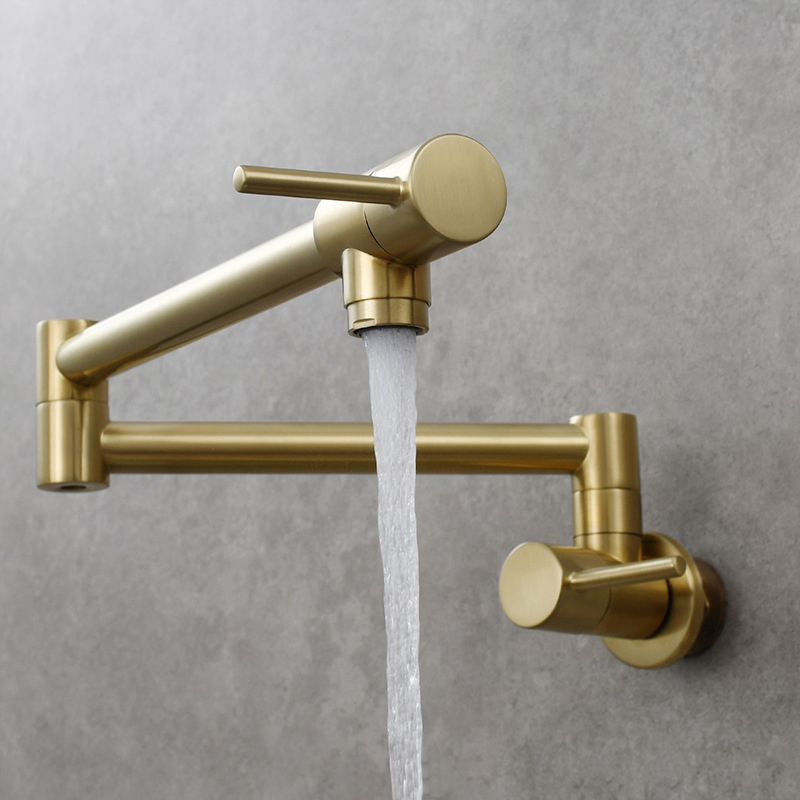 Foldable Kitchen Sink Mixer Tap Made by Solid Brass Various Finish Can Be Customized