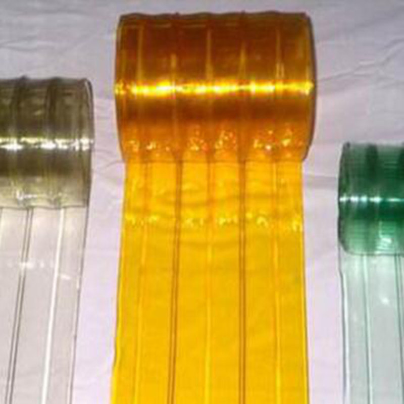 3mm Anti-Insect PVC Transparent Soft Ribbed Curtains Plastic Flexible Door Curtain Strip