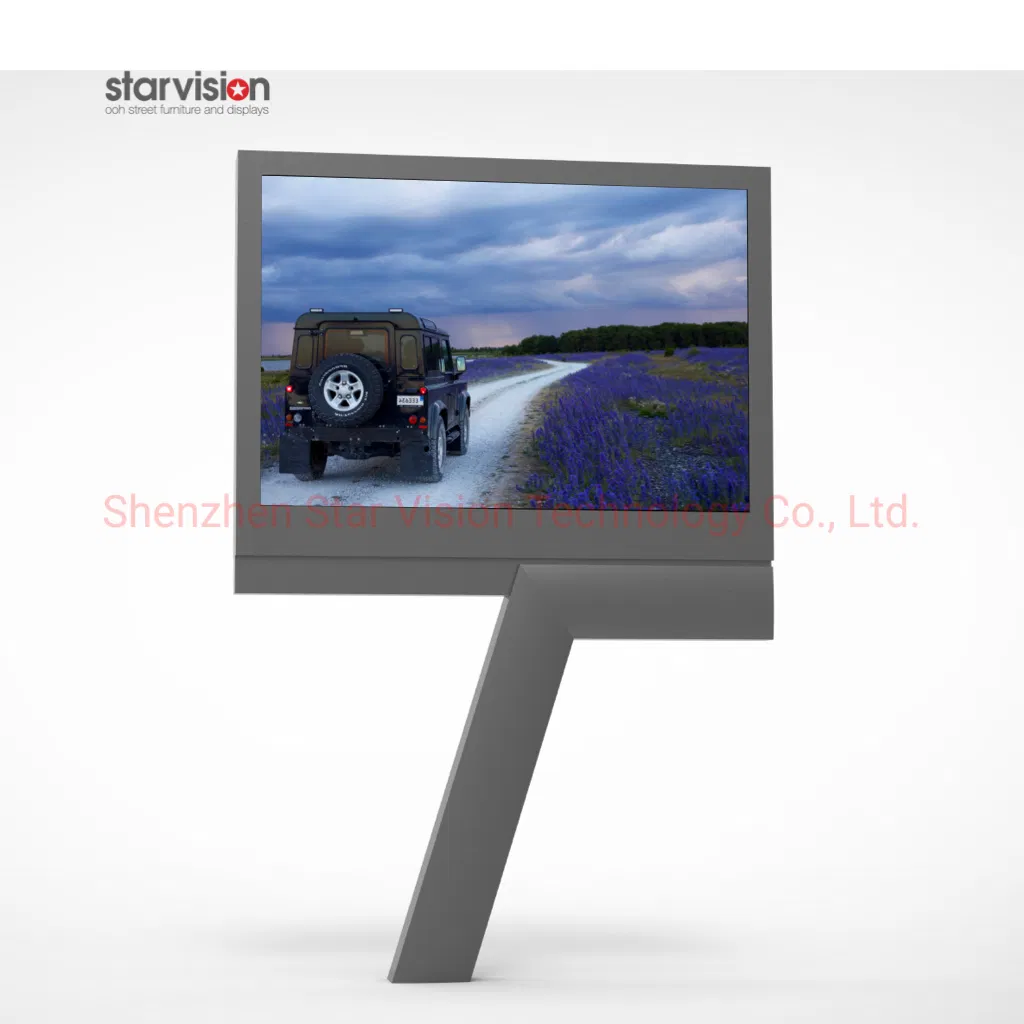 Street Double Sides Outdoor LED Mupi Backlit Light Box Billboard