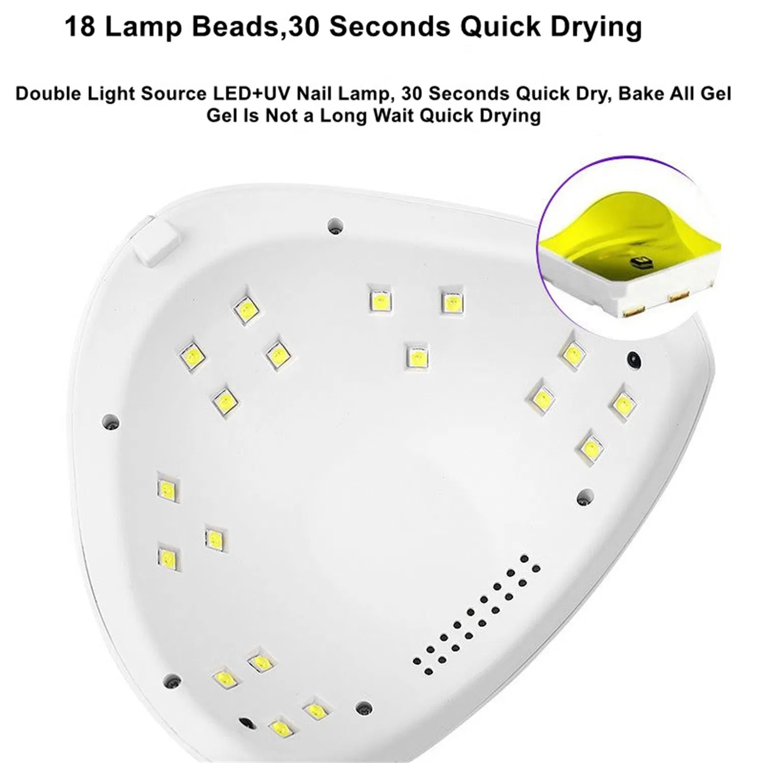 New 88W Nail UV Lamp USB Source Nail Phototherapy Lamp Nail Curing Lamp