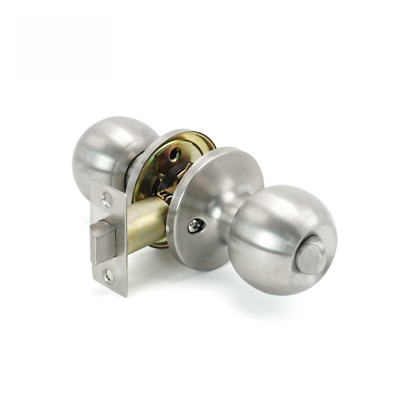 2026 607 Ss Bk Cylindrical Knob Lock with Deadbolt Lock USA Canada Australia Style Door Lock Tubular Lever Door Handle