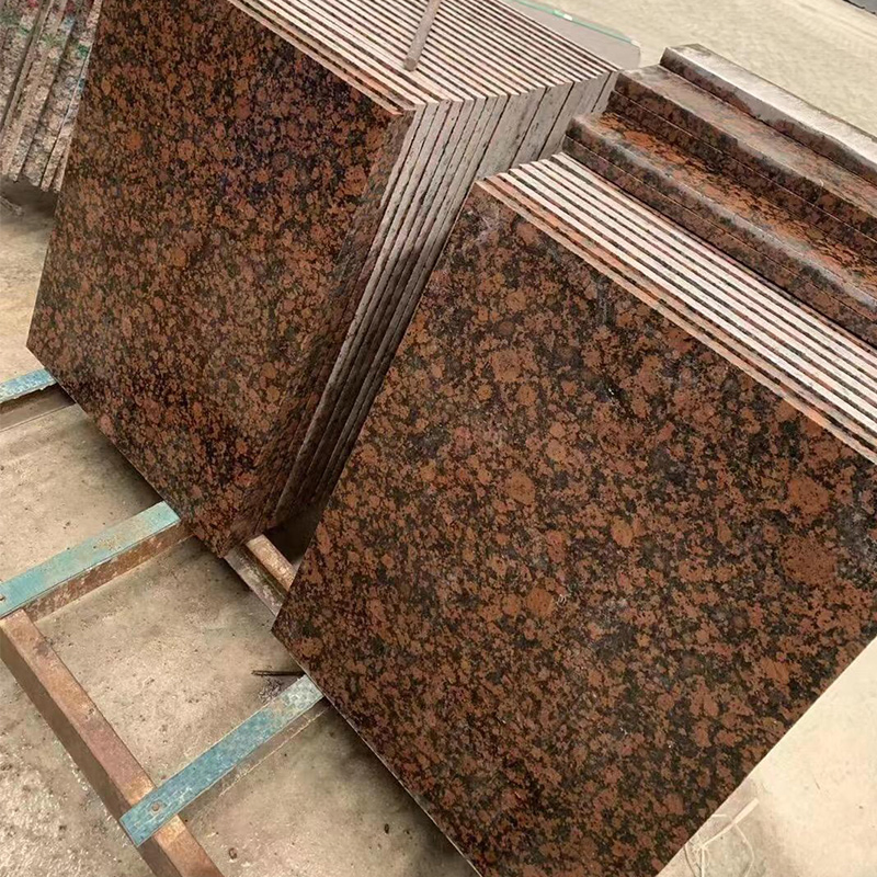 Luxury Carmen Red Granite Kitchen Island