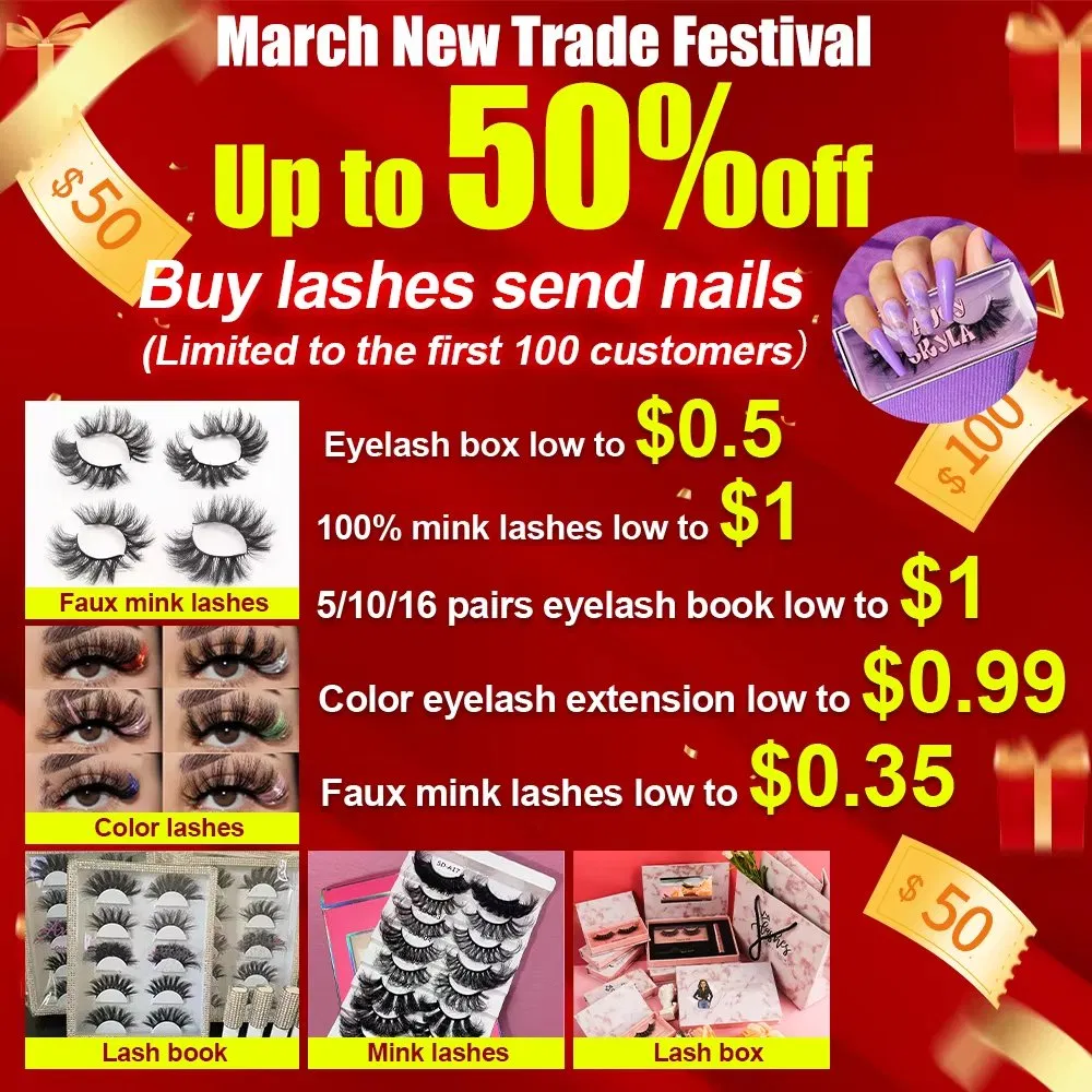 New Style 20-25mm Color 3D Mink Lashes Premium Party Style False Eye Lashes Colorful Handmade colorful Eyelashes