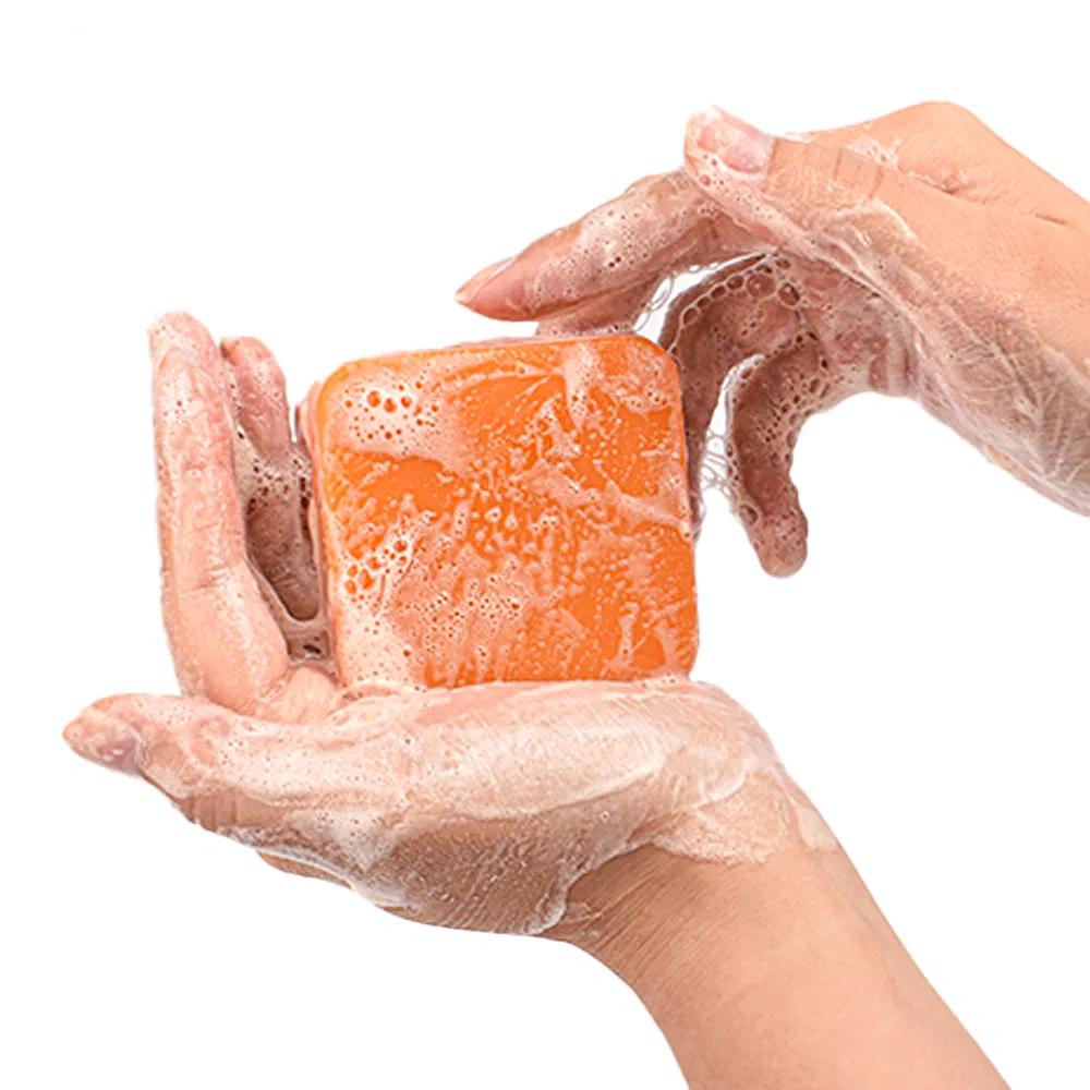 Private Label Natural Organic Kojic Acid & Papaya Skin Whitening Body Face Brightening Soap