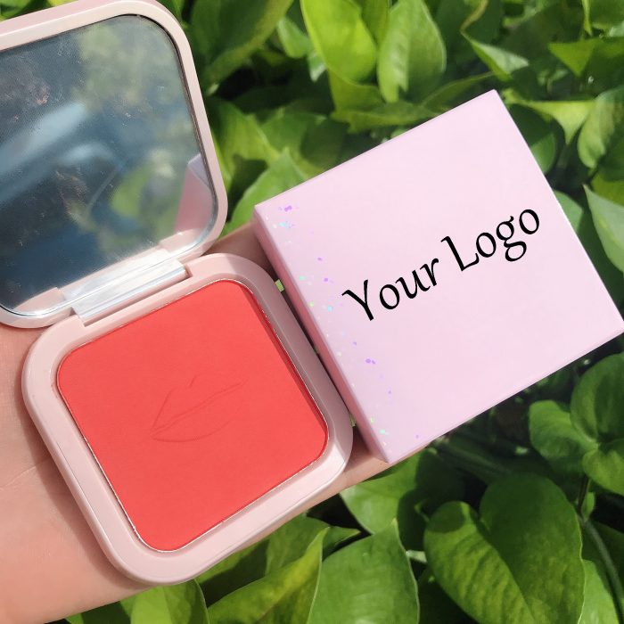 6 Colors High Pigment Blush Private Label Single Blush Palette Fine Powder Blush Private Label