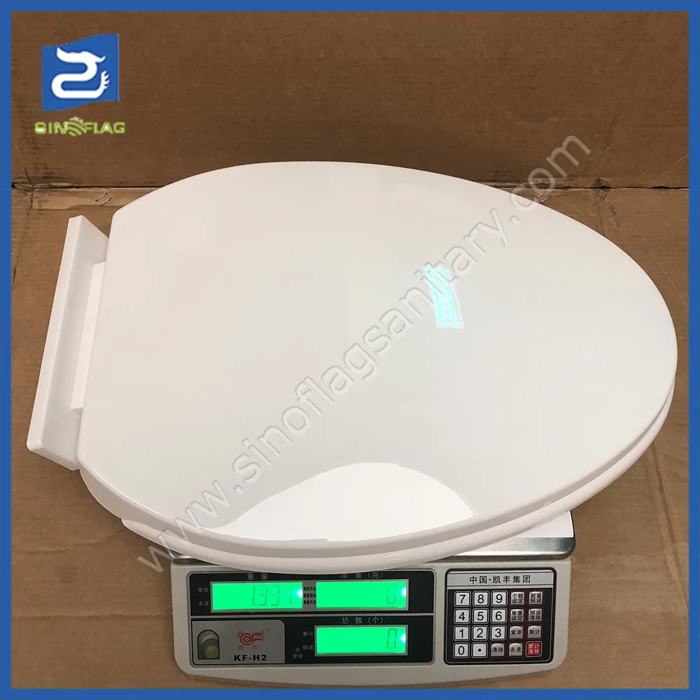 Plastic Wc Bathroom Soft Close Elongated Toilet Modern Toilet Seat Cover