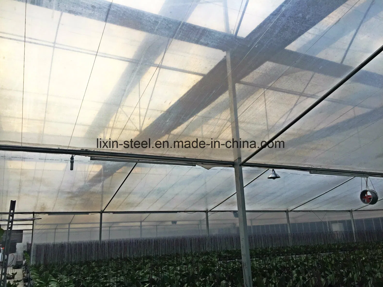 Prefabricated Flower Vegetable Steel Frame Green House Metal Garden Shed