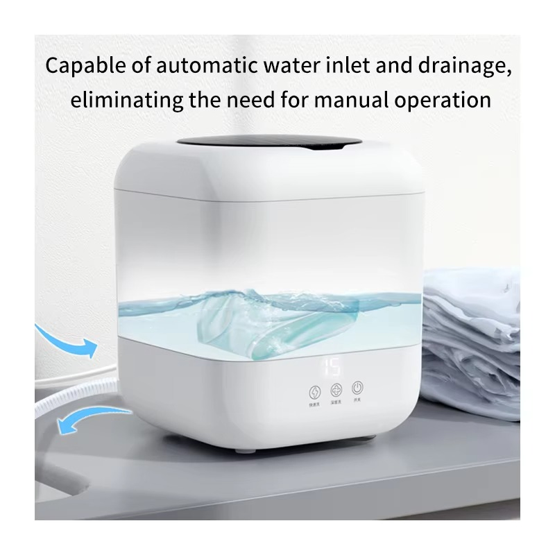 Manual Drainage Laundry Machine New Automatic Roller Three-in-One Washing Machine Mini Washing Machine Drum Washing Machine