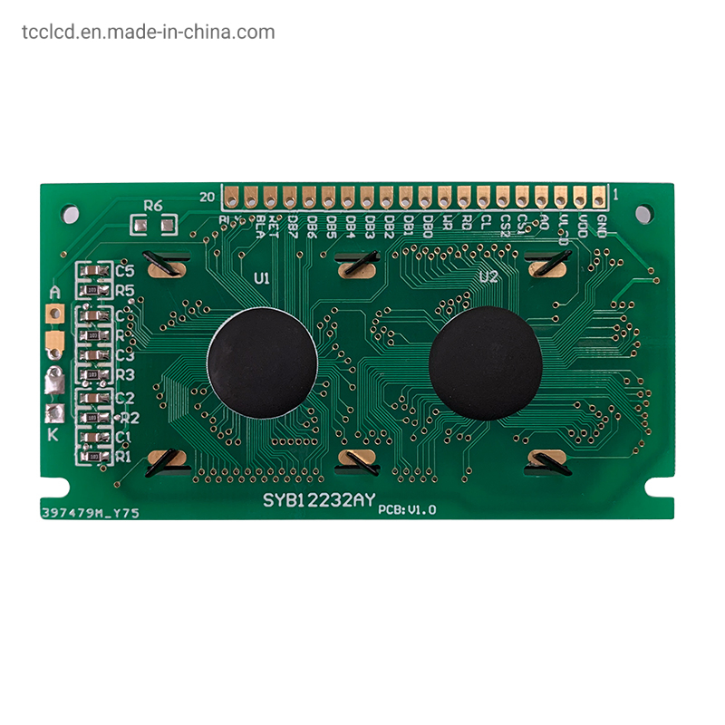 Монохромный LCD-дисплей 122x32 точки SBN1661G