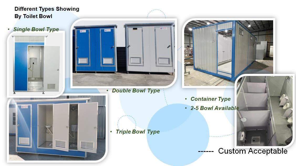 Commercial Mobile Steel Structure Toilet House