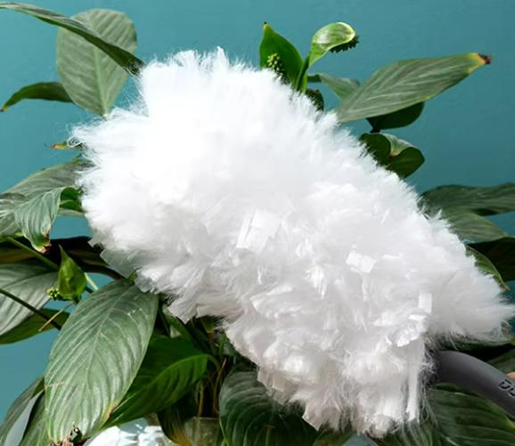 Customized Household Duster Dusting Kit Electrostatic Rotatable Duster with Flexible PP Handle