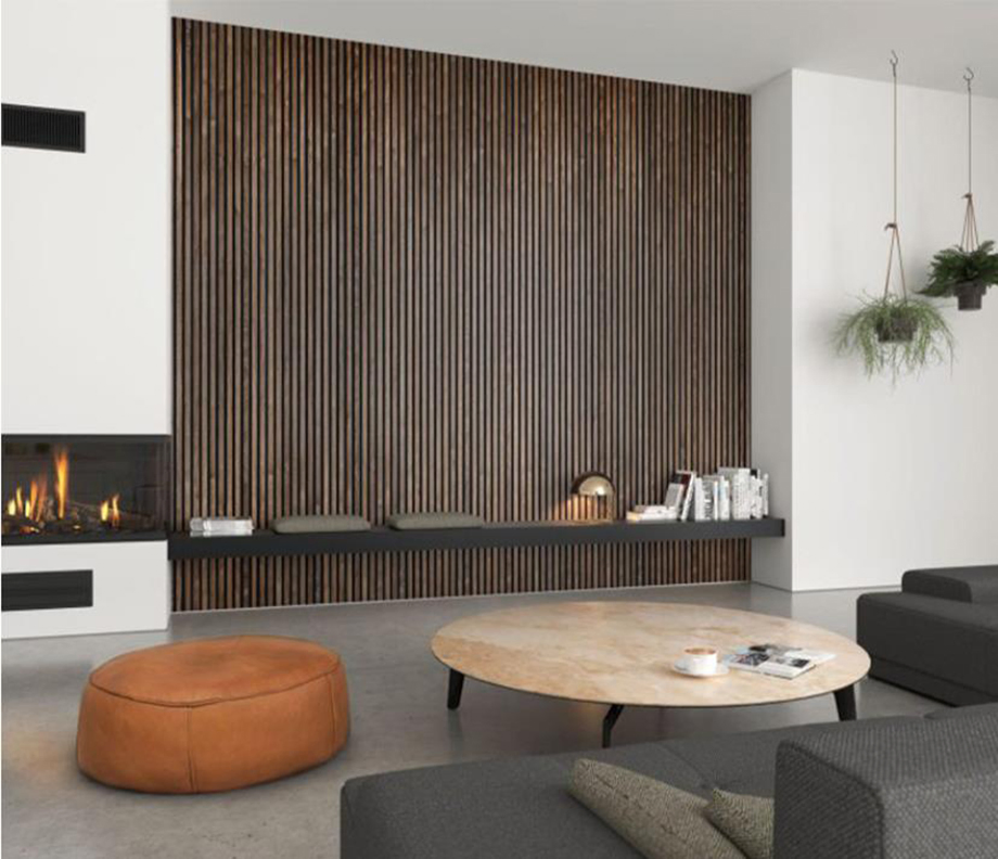Sound Absorption High Quality Interior Decorative Soundproof MDF and Compact Wall Board Fluted Wooden Slate Acoustic Panel