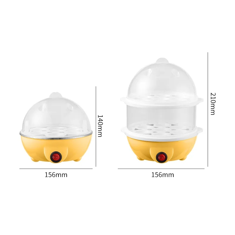User-Friendly Double Layer Egg Steamer and Poacher for Families