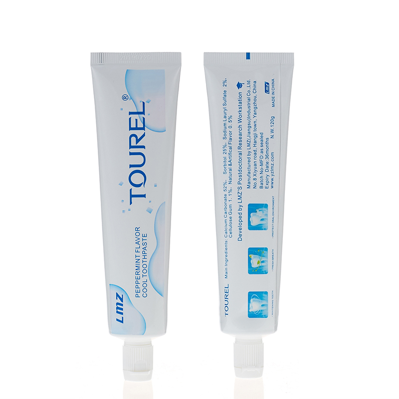 Free Samples Custom Oral Care Whitening Teeth Fresh Breath Fluoride Free Peppermint Toothpaste with Logo